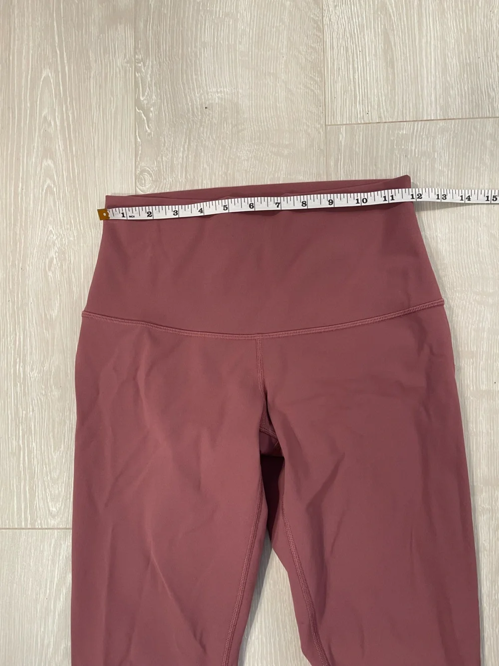 Lululemon Wunder Under Crop High-Rise *Roll Down Scallop Petal Pink size 6 fit - Picture 8 of 14